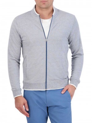 Robert Graham Ackerman Long Sleeve Knit Blau | 650194-EFR
