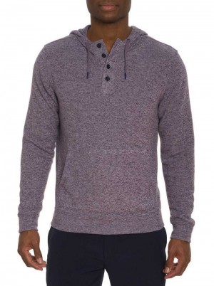 Robert Graham Ainsworth Performance Long Sleeve Knit Lila | 276053-COP
