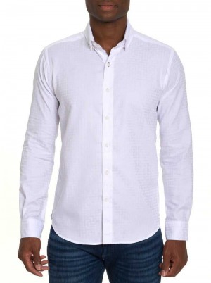 Robert Graham Amory Long Sleeve Button Down Shirt Schwarz | 238697-WBE