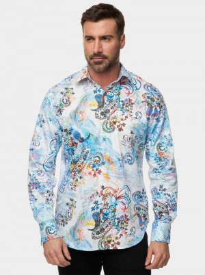 Robert Graham Apex Long Sleeve Button Down Shirt Big Big | 702316-YAX