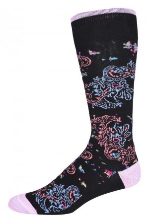 Robert Graham Apex Sock Schwarz | 053279-GOK