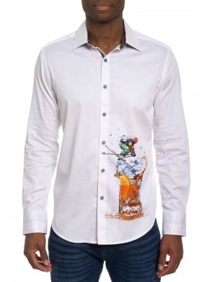 Robert Graham Apres-ski Long Sleeve Button Down Shirt Big Big | 698327-SYE