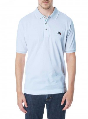 Robert Graham Archie Polo Tall Hellblau | 945126-ITC