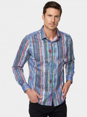 Robert Graham Baja Long Sleeve Button Down Shirt Multi | 589137-IGU