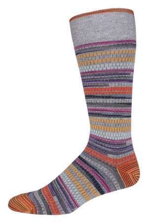 Robert Graham Baja Sock Grau | 704296-KIG