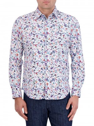 Robert Graham Bavaro Motion Long Sleeve Button Down Shirt Multi | 598374-HDK