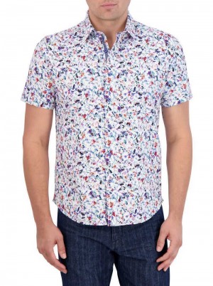 Robert Graham Bavaro Motion Short Sleeve Knit Shirt Multi | 942835-QFG