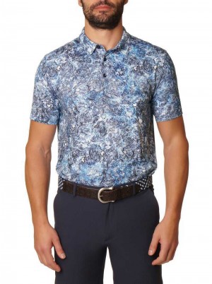 Robert Graham Beatty Polo Blau | 367529-IQC
