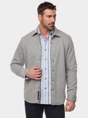 Robert Graham Billard Knit Jacket Grau | 625794-OTX