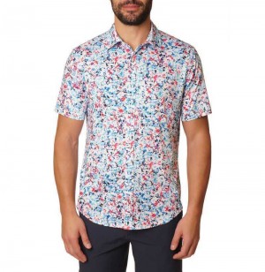 Robert Graham Blanes Short Sleeve Knit Shirt Multi | 601472-BJV