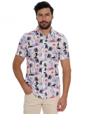 Robert Graham Bondi Short Sleeve Button Down Shirt Multi | 013849-OAX