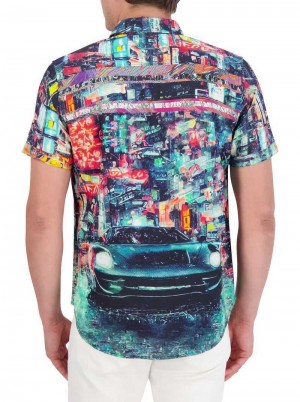 Robert Graham Boreal Short Sleeve Button Down Shirt Multi | 523708-UFR