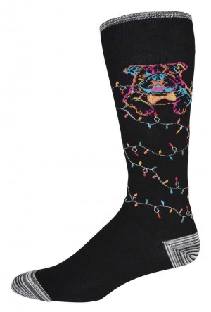 Robert Graham Bowtie Graham Sock Schwarz | 537692-EZO