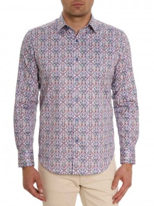 Robert Graham Caracas Long Sleeve Button Down Shirt Multi | 689375-ZVF