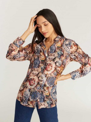 Robert Graham Carrie Shirt Multi | 473958-KRI