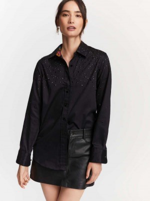 Robert Graham Carrie Shirt Schwarz | 923540-RQJ