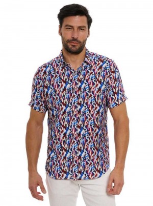 Robert Graham Crue Short Sleeve Button Down Shirt Multi | 147830-FCB