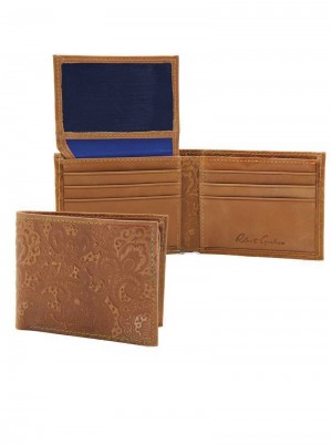 Robert Graham Current Slimfold Wallet Tan | 452871-TJK