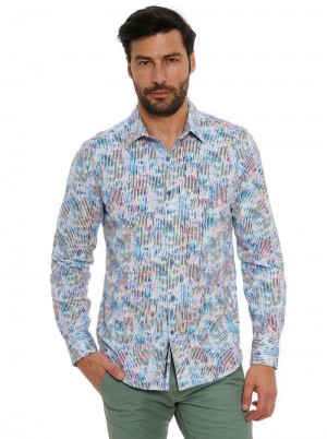 Robert Graham Delray Long Sleeve Knit Shirt Multi | 421870-MKN