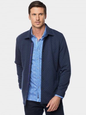 Robert Graham Downey Long Sleeve Knit Jacket Tailored | 304791-VGA