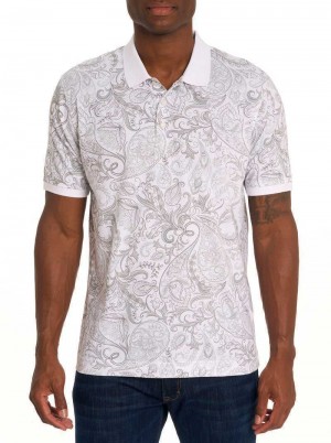 Robert Graham Dozer Polo Weiß | 859234-DNS
