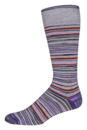 Robert Graham Drakeswood Sock Grau | 674258-JIT