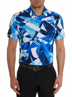 Robert Graham Driftwood Polo Blau | 523460-YSP