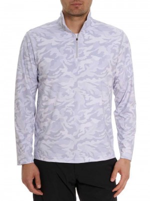 Robert Graham Faro Long Sleeve Knit Weiß | 018367-APK