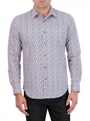 Robert Graham Flamenco Motion Long Sleeve Knit Shirt Multi | 420189-PVD