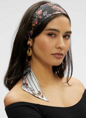 Robert Graham Floral Tiger Skinny Scarf Multi | 405769-MDL