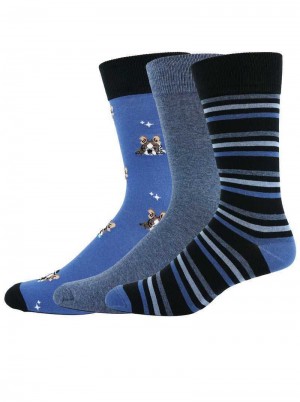 Robert Graham Frenchie 3 Pack Socks Multi | 865720-OXC