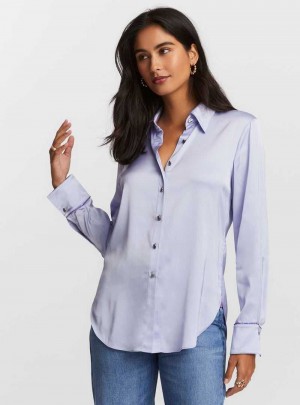 Robert Graham Gabriela Shirt Lavendel | 619847-KCS
