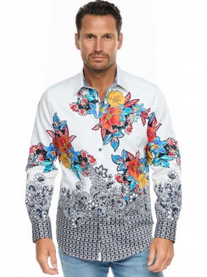Robert Graham Garden Gala Long Sleeve Button Down Shirt Multi | 169257-WVB
