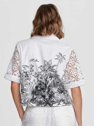 Robert Graham Gemma Shirt Weiß | 982615-TNG