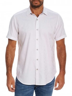 Robert Graham Highland Short Sleeve Button Down Shirt Classic | 649703-PEG