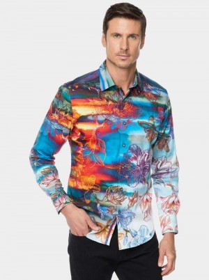 Robert Graham Inverness Long Sleeve Button Down Shirt Multi | 954328-XRJ