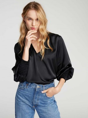 Robert Graham Jordyn Blouse Schwarz | 825631-FIH