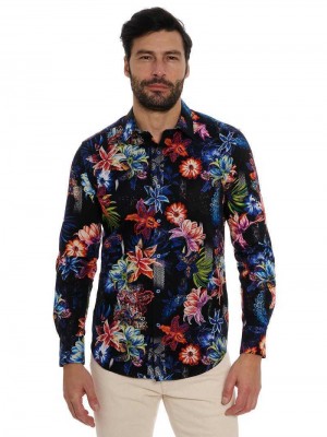 Robert Graham Katazome Long Sleeve Button Down Shirt Multi | 417209-TZC