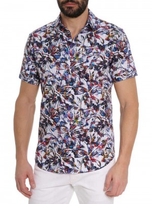 Robert Graham Kileen Short Sleeve Button Down Shirt Multi | 975862-AIR