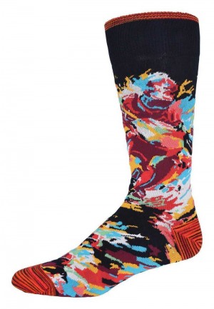 Robert Graham Kinghtsbridge Sock Navy | 360759-CNH