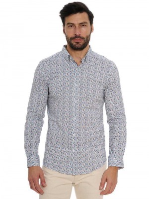 Robert Graham Kylen Long Sleeve Knit Shirt Multi | 297018-CMD