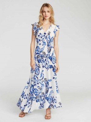 Robert Graham Leighton Dress Weiß | 682341-WVF