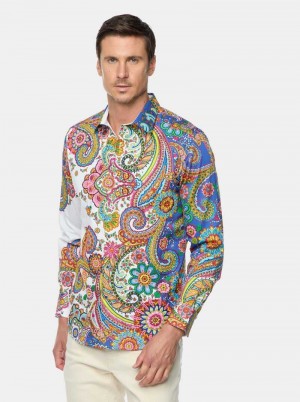 Robert Graham Limited Edition Dprops Long Sleeve Button Down Shirt Tall Tall | 047653-BYT