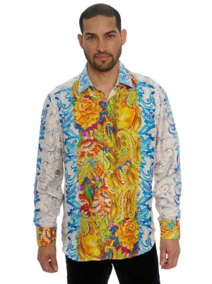 Robert Graham Limited Edition The B Hudson Long Sleeve Button Down Shirt Multi | 179260-RSU