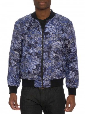 Robert Graham Limited Edition The Jet-set Reversible Bomber Jacket Multi | 087692-CJG