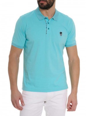 Robert Graham Lucifer Polo Blau | 986075-UPX