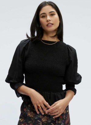 Robert Graham Macie Blouse Schwarz | 230457-ASR