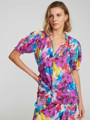 Robert Graham Mila Shirt Multi | 675098-YVE