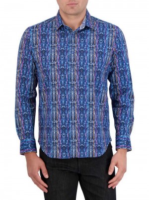 Robert Graham Oasis Motion Long Sleeve Knit Shirt Multi | 961873-ILJ