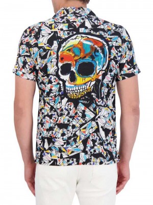 Robert Graham Omura Short Sleeve Button Down Shirt Multi | 859362-WBU